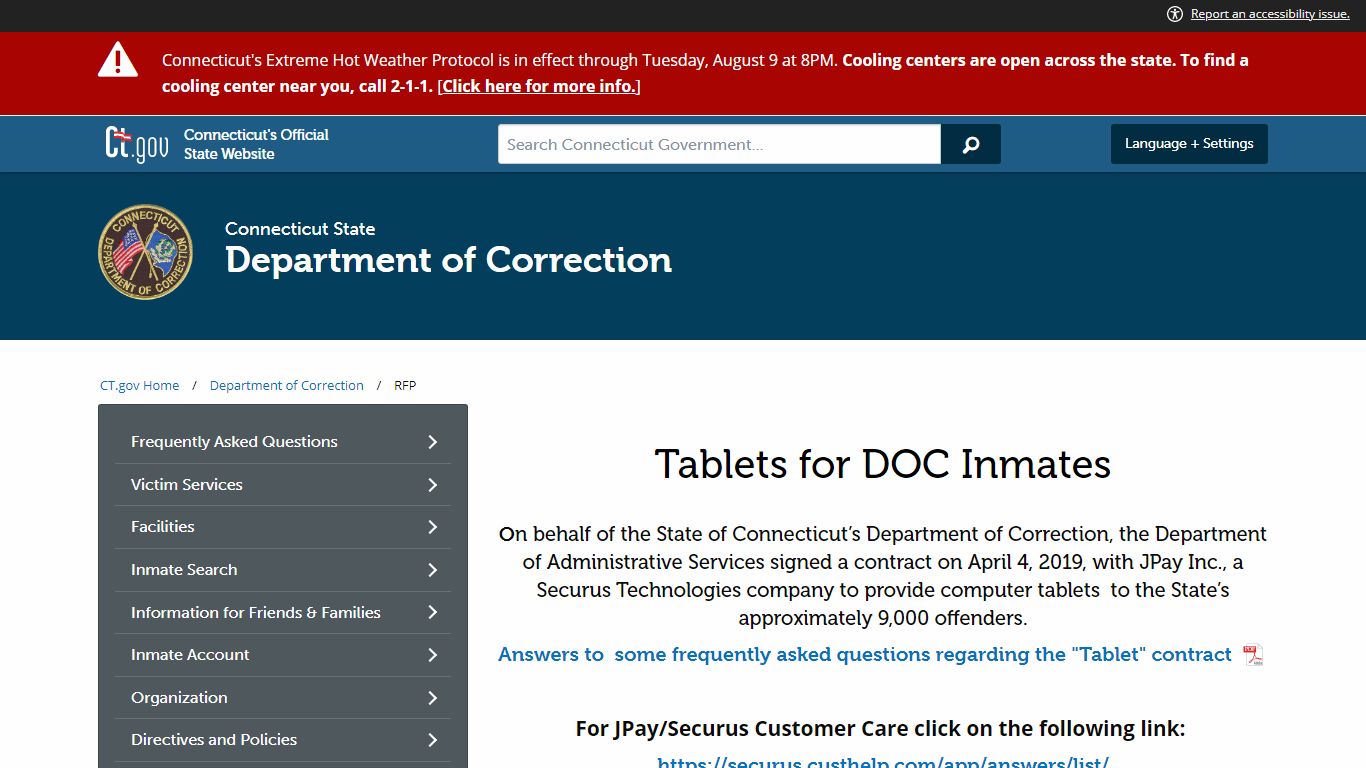 RFP - CT.GOV-Connecticut's Official State Website